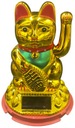 SOLAR Japonská mačka Maneki-Neko Chinese Happiness
