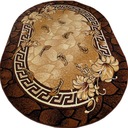 Oválny koberec 200x300 Alfa Belgian WM Brown