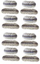 100 oceľových rezných kotúčov kov 125 x 1 flex diax