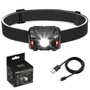 USB NABÍJACÍ LED HLAVNÁ LAMPA
