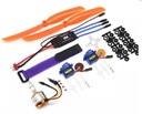 Sada motora A2212 2200KV, ESC 30A, 2x vrtuľa 6035 serva JAKAR