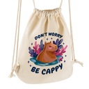CAPYBARA NEBOJTE SA TAŠKA BE CAPPY BAVLNA