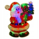 LED vianočná dekorácia na okno Santa Claus
