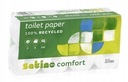 Neparfumovaný toaletný papier Santino Comfort 8 roliek, 3 vrstvy, 250 listov.