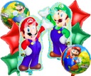 Sada balónov SUPER MARIO Bros LUIGI x8 narodeniny