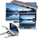 Hub 6v1 USB C A HDMI SD adaptér microSD Thunderbolt3 pre MacBook Air Pro