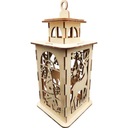 VEĽKÝ drevený adventný lampáš, LAMPIÓN na roráty, LED lampy