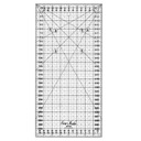Prispôsobenie línie pre patchwork prešívanie 16 x 32 cm s čiernou mierkou
