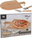 Krájacia doska na servírovanie PIZZY + dva nože