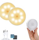 3 x LED LAMPA DO SPÁLNE S POHYBOVÝM SNÍMAČOM USB BEZDRÔTOVÁ NÁstenná LAMPA