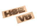 Emblém pre Range Rover s nápisom HSE V8