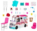 Barbie - Ambulance Mobilná ambulancia Súprava s 20 doplnkami HKT79