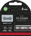 Wilkinson Barber's Style THE Designer 4 ks vložky % DE BLADES