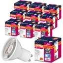 10x GU10 LED žiarovka 6,9W = 80W 575lm 4000K OSRAM