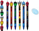 Marvel AVENGERS x 6 zmazateľné gumové pero