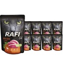 Rafi Cat Adult s kačicou pre mačky 10 x 100 g