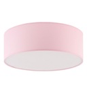 RONDO KIDS stropná lampa ružové tienidlo 4xE27 38cm závesné svietidlo obývačka domov