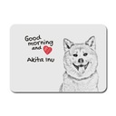 Grafika podložky pod myš Akita Inu