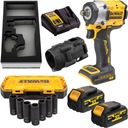 Rázový uťahovák 406Nm DeWALT DCF921P2G + 7 nástr.