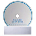 Suchý zips s lepiacou páskou 16 mm biele zdriemnutie 25 MB