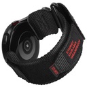Taktický pevný 22 mm čierny C23 nylonový remienok na hodinky