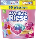 Weißer Riese Color Trio-Caps orchideové pracie kapsuly 60 ks z Nemecka