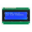LCD displej 4x20 znakov modrý - justPi