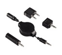 SET: adaptérový kábel, adaptér do lietadla JACK x4 HAMA