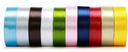 Saténové stuhy sada 10 stužiek 12 mm stužky