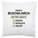 Výhody práce stavebného robotníka Biely vankúš