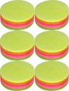 Notebook Circle 67X67 mm Neon 250 listov x6
