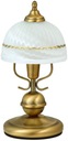 STOLNÁ LAMPA 1X40W HNEDÁ BIELA ​​RABALUX FLOSSI