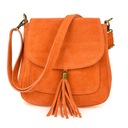 Dámska kožená kabelka Suede retro messenger bag