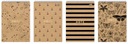 4x zošit A5 so 100 štvorcovými listami KRAFT (14390SET4CZ)