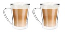Termálne sklo na kávu a čaj Vialli Design AMO 250ml 20979 (2 ks)