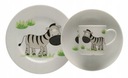 Obľúbená detská porcelánová jedálenská súprava ZEBRA