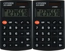 Vrecková kalkulačka CITIZEN SLD-200NR čierna x2