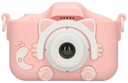 Ružový EXTRALINK H27 Duálny digitálny fotoaparát