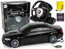 RC auto BMW M3 Black Diaľkové ovládanie Volant 1:18