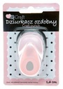 Detský dekoratívny úder na scrapbooking s pekným vzorom 1,6 cm vajíčko