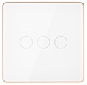 Prepínač 3 kanálov WIFI + RF PS série TUYA 3CB PS