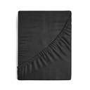 FROTÉ PREStieradlo ČIERNA S ELASTIKOU 220x200 +20 cm