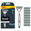 Sada na holenie Wilkinson Sword Quattro Essential 4, rukoväť + 9 nábojov