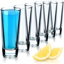 POHÁRE NA VODKU 60ml SADA 6 POHÁROV