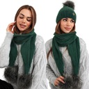SET ALPACA HAT ŠÁLKA TEPLÝ ALE ZELENÝ 2513