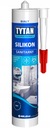 Sanitárny silikónový tmel Tytan Euro-Line 280ml proti plesniam biely
