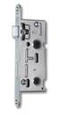 HOBES Zámok 72/40 WC strieborný 6x6