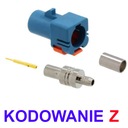 Konektor FAKRA pre kábel RG174 Code-Z
