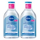 NIVEA Micelárny fluid na odstránenie make-upu z tváre a očí - Bez vtierania 400 ml x 2