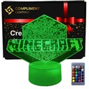 3D LED USB nočná lampa k darčeku MINECRAFT GAME